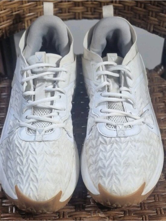 Under Armour Project The Rock 6 Training Shoe White/Gum Men\'s Size 15